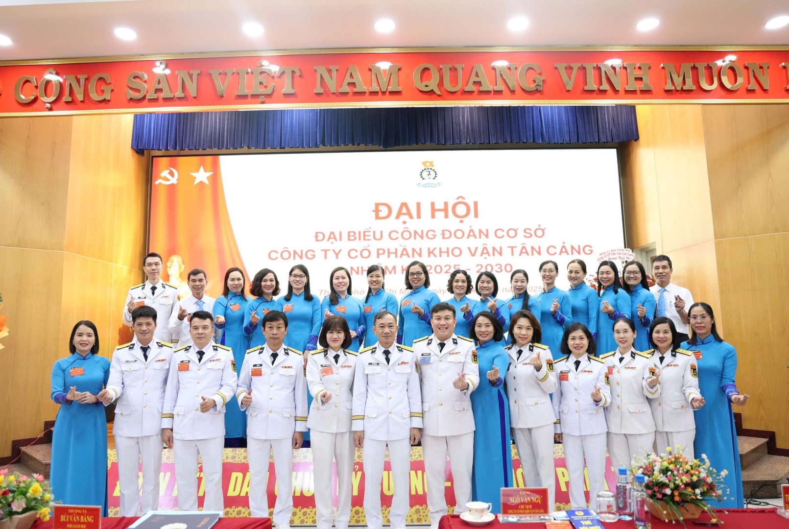 The grassroots Trade Union of Tan Cang Warehousing Joint Stock Company successfully held its Delegates Congress for the 2025–2030 term.